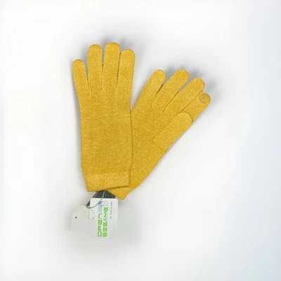 NOVO COM ETIQUETAS Portolano OUTONO/INVERNO Luvas de Lã Amarelas Tech Tamanho Único - Unissex - Imagem 1 de 3