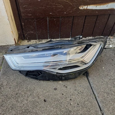 ПОЛНАЯ СВЕТОДИОДНАЯ ФАРА AUDI A6 S6 RS6 C7 2018 ЛЕВАЯ/БЛИЖНЯЯ/СО СТОРОНЫ ПАССАЖИРА ПОДЛИННАЯ - Изображение 1 из 4