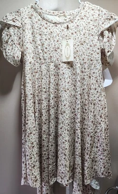 Joyfolie Milana Dress Neutral Mini Floral NWT Size 10 - Image 1 of 3