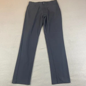 American Tall Pants Mens 34x36 Black Stretch Cotton Blend Straight Leg Chino - Picture 1 of 11