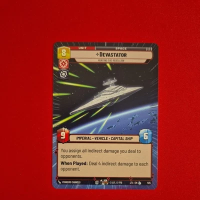Devastator | 405 | Hyperspace | Jump to Lightspeed | Star Wars Unlimited 405 - Image 1 of 2