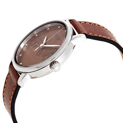 Coach 14502972 Grand Brown Dial Brown Leather Ladies Watch - Image 1 of 3