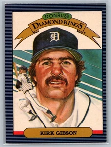 1986 Donruss Diamond Kings Kirk Gibson #1 - Picture 1 of 2