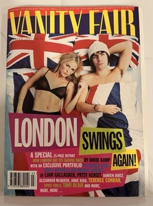 OASIS Liam Gallagher McQUEEN Patsy Kensit SPICE GIRLS Tupac VANITY FAIR magazine - Picture 1 of 2