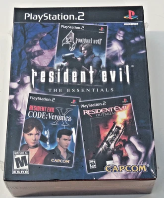 Resident Evil: The Essentials (Sony PlayStation 2, 2007) PS2 Box Set NEW-Sealed - Image 1 of 4