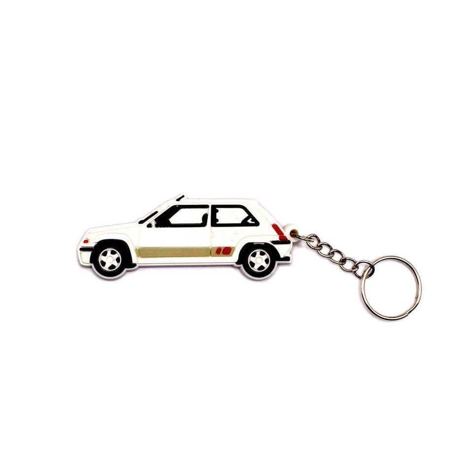 PORTE-CLÉS RENAULT SUPER 5 GT TURBO BLANCHE - Photo 1/1
