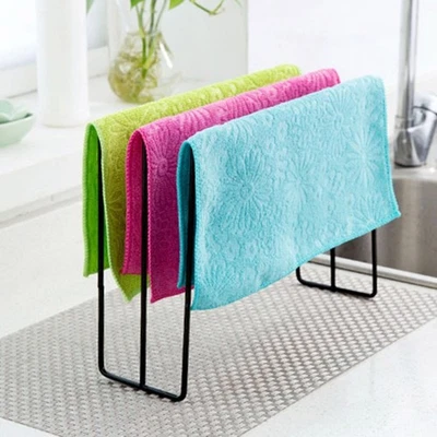 Convenient Towel Holder 1pc Bathroom Towel Triangle design 28.5*10*23cm - Image 1 of 4