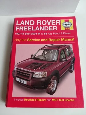 Haynes Land Rover Freelander 1997-2003 (R to 53 reg) Manual 3929 Petrol & Diesel - Image 1 of 2
