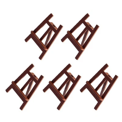 5 Pcs Easel Model Child Miniature Wooden Blackboard Scene Accessory - Image 1 of 4