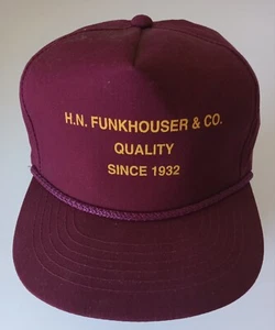 Vintage The Sportsman H.N. Funkhouser & CO. Quality Since 1932 Snapback Hat - Picture 1 of 10