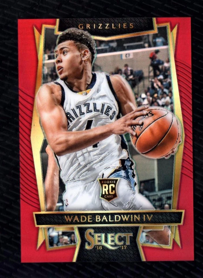 ET) 2016-17 Select Prizms Maroon #39 Wade Baldwin IV 025/175 GRIZZLIES RC - Image 1 of 1