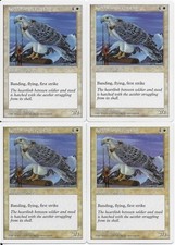 MTG: KJELDORAN SKYCAPTAIN 5th Edition UNCOMMON; played, Excellent condition x4