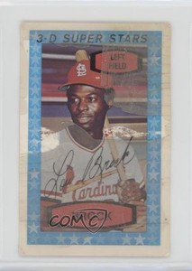 1975 Kellogg's 3-D Super Stars Lou Brock #39 HOF