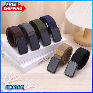 Men's Stretch Belt Quick Release Belt Magnetic Buckle Elastic Webbing Outdoor 🔥 - Picture 1 of 30