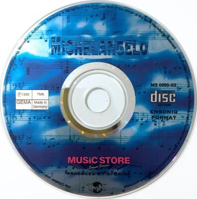 CD MUSIC STORE "Michelangelo" Sampler Ensoniq ASR-10 EPS 16+, Sound Library - Bild 1 von 2