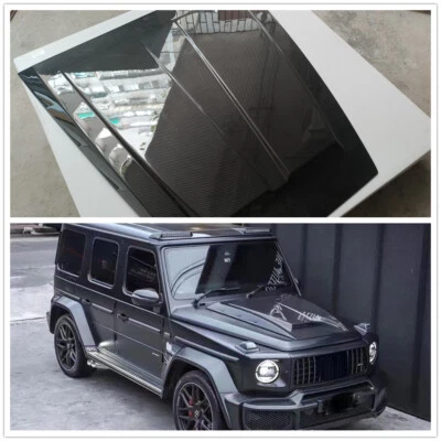 Cubierta capó de fibra de carbono para Mercedes Clase G W463A W464 G500 G63 19-24 Foto 1 de 4