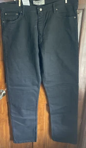 Wrangler Authentics Herren Denim Jeans Schwarz Größe 40x36 ZM200FB - Bild 1 von 5
