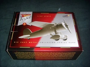 Liberty Classics Magnolia Petroleum Lockheed Vega Die Cast Vintage Airplane Bank - Picture 1 of 8