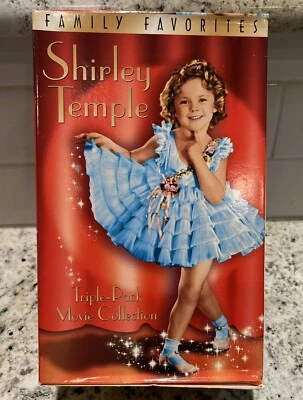 Shirley Temple 2000 Family Favorites Triple Pack 3 Movie Box Set VHS #s 3, 7, 15 - Image 1 of 4