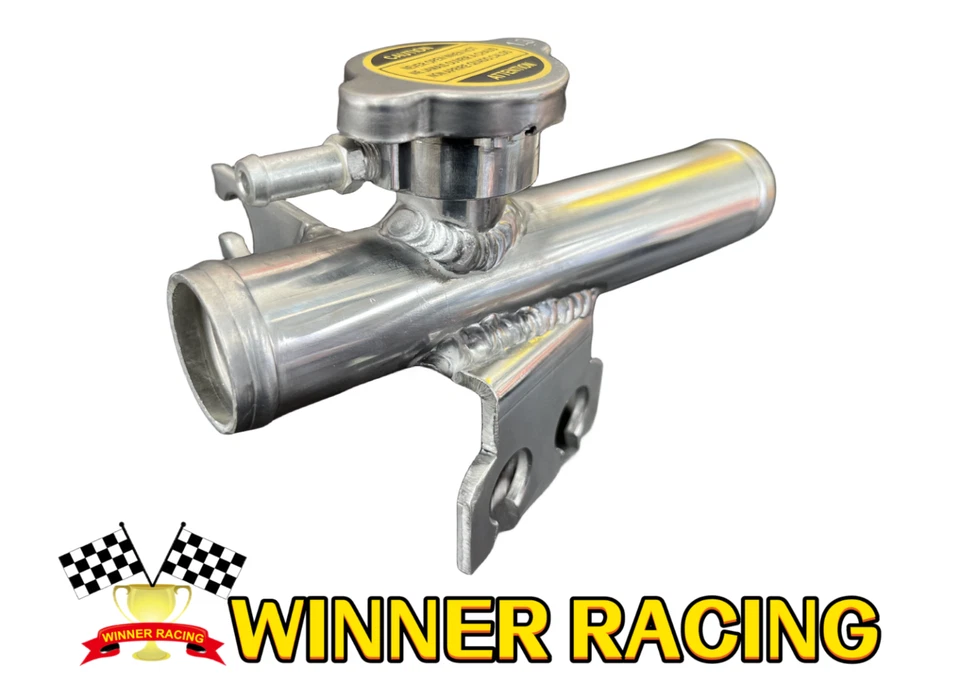 Fit For 1985-1989 Toyota MR2/MS AW11 1.6L Aluminum Filler Neck With Cap - Image 1 of 4