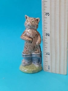 Wade England große 2,75" Kinderreim Porzellan Figur Stiefelkater - Bild 1 von 9