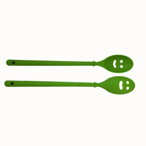 Long Handle Cute Smiley Happy Face Stir Spoon Nylon Stirring Kitchen Cook Tools - Picture 1 of 13
