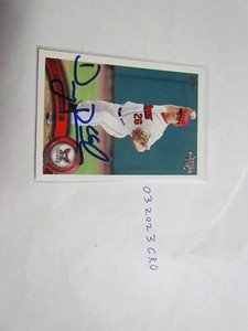 2011 Topps Donn Roach signed Baseball Card
