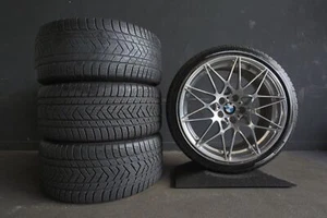 Original BMW M3 M4 F80 F82 Competition M666 Felgen Hochglanzverdichtet Winter - Bild 1 von 9