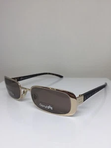 New Vintage Christian Dior Fitting Sunglasses C. 25E Gold & Tortoise Austria NOS - Picture 1 of 12