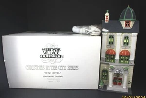 Dept 56 Christmas In The City Ritz Hotel W/ Box & Lighting Element 1989 - Picture 1 of 7