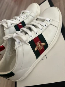 GUCCI Ace Bee Bordado Damas Zapatos Tenis Talla 35, muy buen estado - Imagen 1 de 11