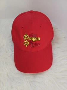 Gorra ajustable roja The Price Is Right vintage original para la cabeza - Imagen 1 de 14