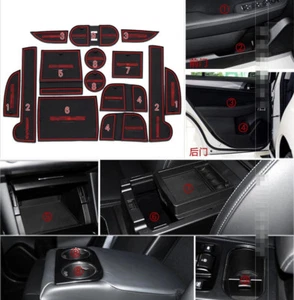 For Subaru Outback 15-2016 Rubber Non-slip Mat Interior Cup Pad Door Groove Mat - Picture 1 of 8