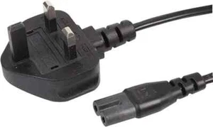 3,or 5A Mains  UK Power Lead Cable 3 Pin Plug Cord for ,Printer,-TWS18. - Picture 1 of 3