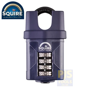 Squire CP50CS closed shackle 50mm combination padlock security heavy duty - Picture 1 of 2