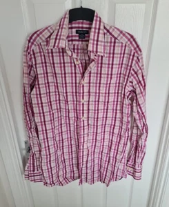Men's Pink Mix Gant Check Shirt Size Medium - Picture 1 of 5