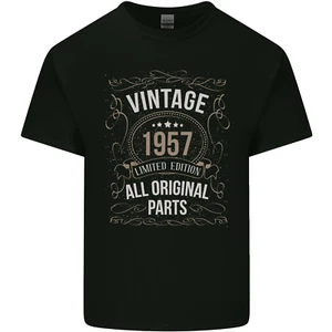 T-shirt maglietta uomo cotone 68° compleanno edizione limitata 1957 - Foto 1 di 3