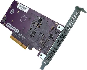 QNAP QM2-2P-384 Interface Card Expansion Adapter PCI for M.2 NVME PCI SSD Drive - Picture 1 of 17