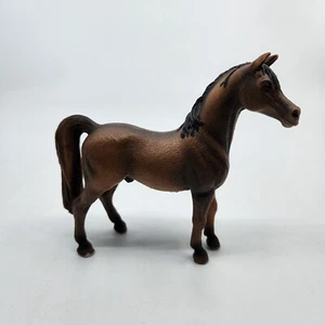 Schleich Pferd Am Limes 69 D-73527 braunes Pferd schwarze Mähne Hengst 2007 - Bild 1 von 11