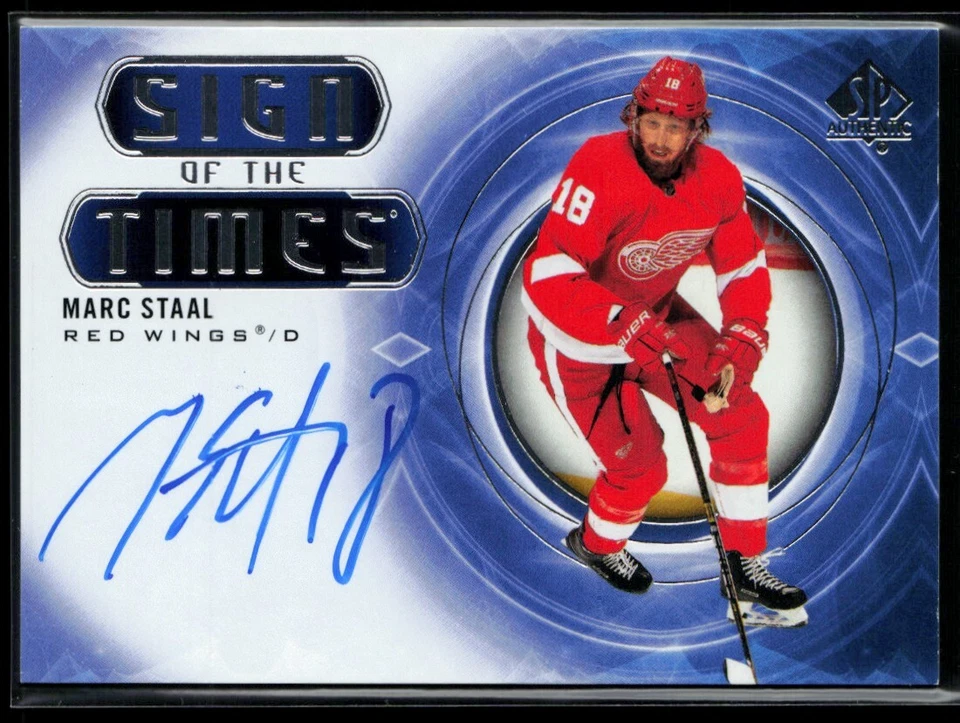 2020-21 SP Authentic Sign of the Times #SOTT-MA Marc Staal - Image 1 of 2