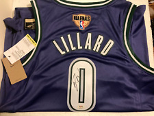Damian Lillard signed autographed L jersey Milwaukee Bucks PSA AN51122