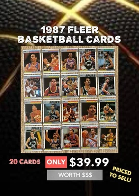 Tarjetas de baloncesto Fleer 1987 Foto 1 de 4