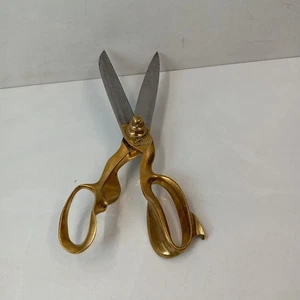 Antique Tailor Sc!ssors Wilkinson & Sons Shears Sheffield Brass Large 12" - Picture 1 of 9