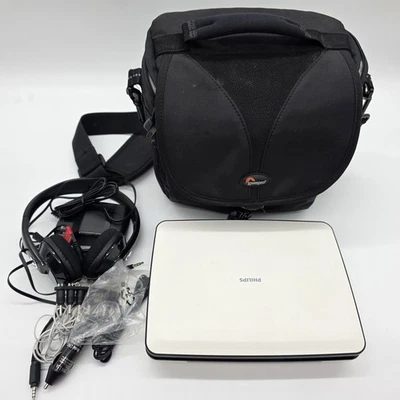 Philips PD9000/37 портативный DVD-плеер 9» экран с пультом дистанционного управления, зарядное устройство, наушники... - Изображение 1 из 4