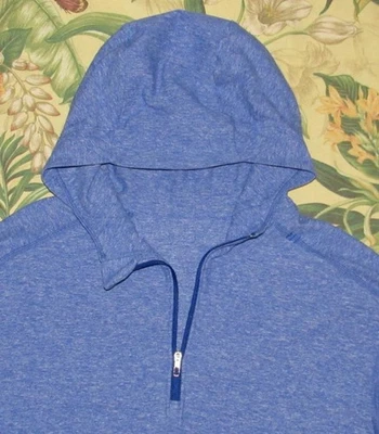 Suéter con Capucha LULULEMON Azul Cuarto Cremallera Mediano Foto 1 de 3