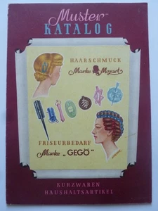 Illustrated catalogue of HAIR SLIDES & related accessories c.1950 – Fashion - Bild 1 von 11