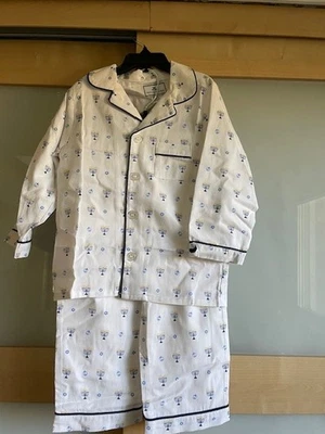 Petite Plum Twill Pajama Set in Happy Hanukkah Size 4 Years - Image 1 of 2