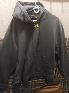 Sudadera con capucha Under Armour Xtra grande gris para hombre Storm Fleece - Imagen 1 de 4