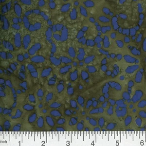 6 yds Batik 100% Cotton Print Fabric - Multicolor - Picture 1 of 2
