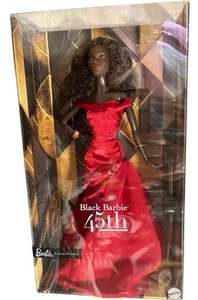 BARBIE Signature Black Barbie 45th Anniversary Doll by Kitty Black Perkins 2025 - Picture 1 of 6